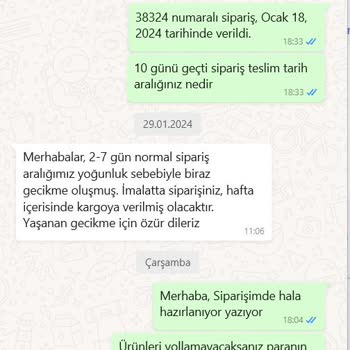 Plania.co Sipariş Teslim Tarihi Sözünü Tutmuyorlar.