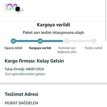 Amazon.com Kargo Takip Sorunu.