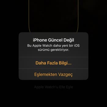 İPhone Wach Güncelleme Sorunu