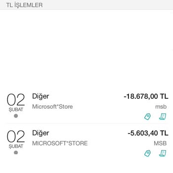 Microsoft Kredi Kartımdan İznim Olmadan Çekilen Ücretler