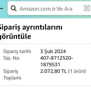 Amazon Zamanında Teslim Edilmeyen Ürün.