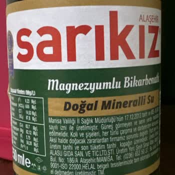 A101 Sarıkız Maden Sularında Aşırı Derecede Klor Ve Çamaşır Suyu Kokusu Var