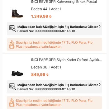 FLO Ayakkabı FLO 9 Gündür Parasını Aldıkları Ürünü Kargoya Bile Vermemiş