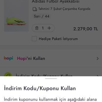 Boyner Çark Kodu Çalışmıyor