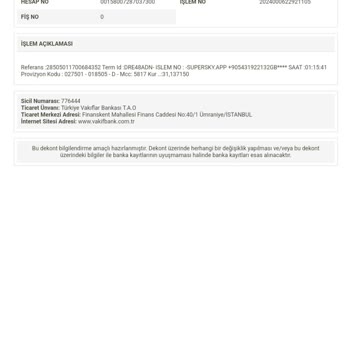 Pivago Para İadesinin Yapılması