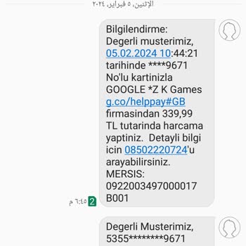 Helppay Kredi Kartımdan İzinsiz Oyun Harcaması Yapıldı!