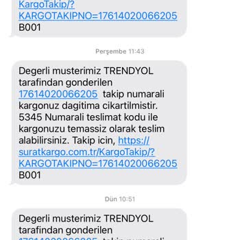 Sürat Kargo Yine Ürünümü Teslim Etmedi