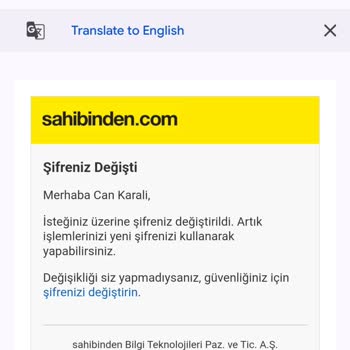 Sahibinden.com Yazılım Açığı Yüzünden Hesabım Çalındı