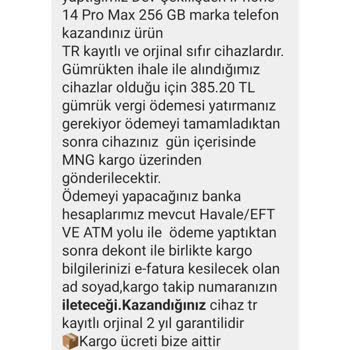 Trevimprefabrik (Instagram) Çekiliş Vaadiyle Mağduriyet Yaşadım