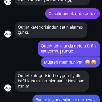 Quesstore Defolu Ürün Outlete Bağlandı