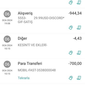 Garanti Bankası'ndan Habersiz Çekilen PayPal Ve Discord Tutar İadesi
