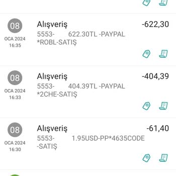 Garanti Bankası'ndan Habersiz Çekilen PayPal Ve Discord Tutar İadesi