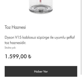 Dyson V15 Süpürge Garanti Sonrası Parça Temini Ve Yanlış Bilgilendirme