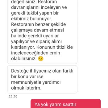 Usta Dönerci Ve Yemek Sepeti'nden Sipariş Verilmez