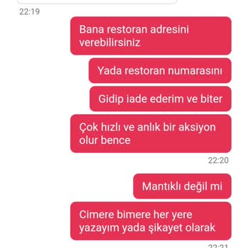 Usta Dönerci Ve Yemek Sepeti'nden Sipariş Verilmez