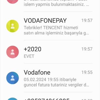 Vodafone Hesabımda Bilinmeyen İşlemler Var!