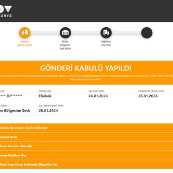 AGT Kurye (aynigunteslim.com) E-bebek Siparişim Kargoda Kayboldu!