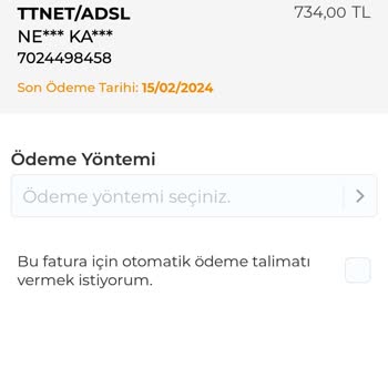 Türk Telekom Kullanmadığım Talep Etmediğim İnternet Ücreti Benden Talep Ediliyor.