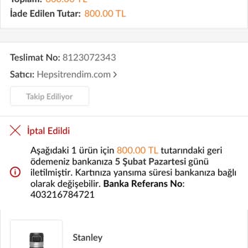 Trendyol Alıcının Arkasında DURMUYOR/HAKLARINI Yok Sayıyor