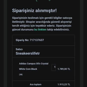 Shopier Üye Olamadan Sipariş İptali