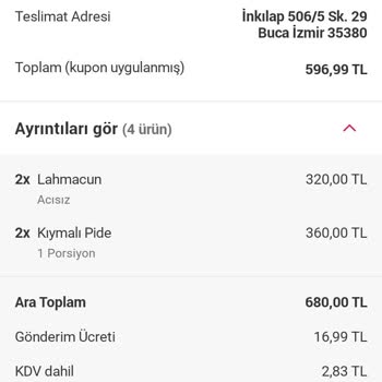 Yemek Sepeti Joker Hatası