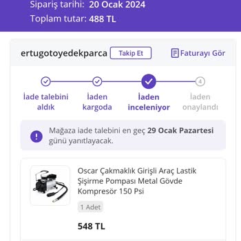 N11 Otomatik İade Onayı Yapmıyor