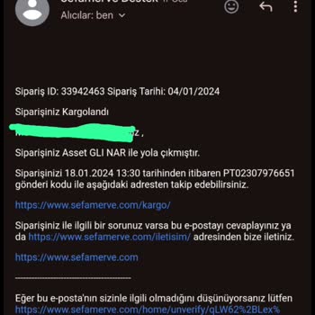 Sefamerve/Asset İkilisi Kargomu Ne Yaptı?
