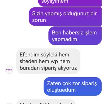 Butik Ponçik Sipariş Gönderimi Yapılmadı.