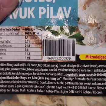 Komagene Çiğköfte Ürün Hatası