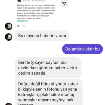 Instagram Yanıltıcı İftira Ve Tehdit İddiası