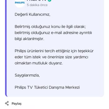 PHILIPS TV 55oled707 Akıllı Kumanda