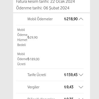 "Mobil Ödeme" Talanı Vodafone