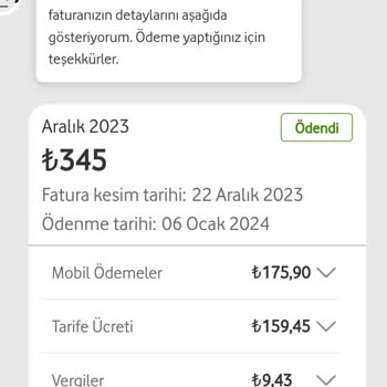 "Mobil Ödeme" Talanı Vodafone