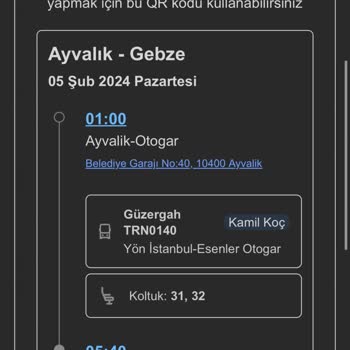 Kamil Koç İptal Edilen Seferin Haber Verilmemesi