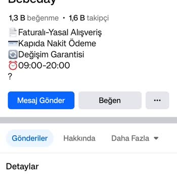 Bebedayy Defolu Küçük Beden