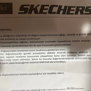 Skechers Markası Üretim Hatasını Kullanıcıya Yükledi