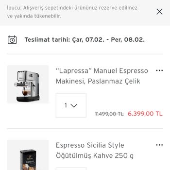 Tchibo'dan Eksik Ürün Gönderildi