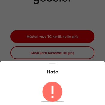 Akbank Mobil Giriş Sorunu.