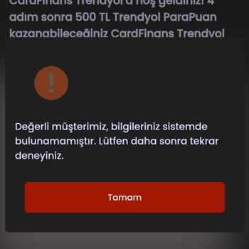 QNB Finansbank Trendyol Kredi Kartı Çıkaramıyorum.