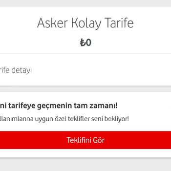 Vodafone Numara Taşıma Hatası