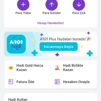Hadi TOM Pay Hadi Kartım Para Nerede