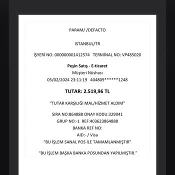 Param DeFacto İzinsiz Para Çekimi