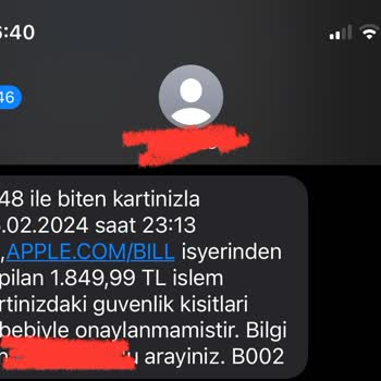 Apple.com/bill İzinsiz Para Çekimi