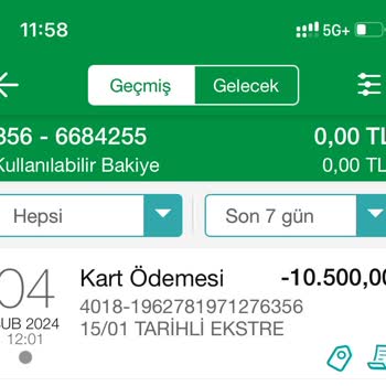 Garanti Bankası Borcu Ödenmiş Kredi Kartı İçin Hesaptan Para Almış