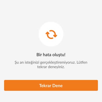 Trendyol Uygulaması Hata Veriyor