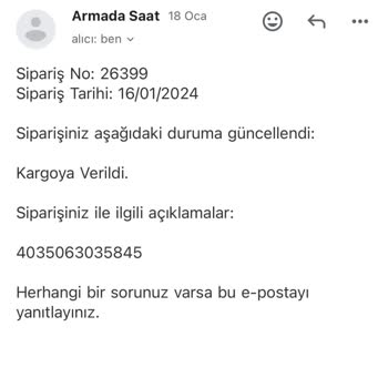 Armada Saat Ürünü Ne Değiştirebiliyorum Ne İade Edebiliyorum.