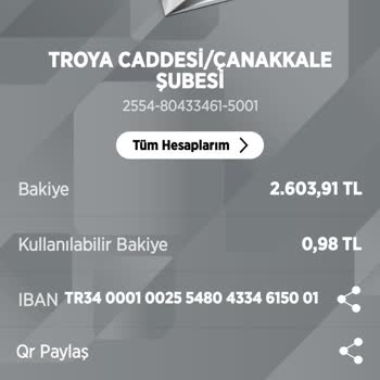 Ziraat Bankası Vadesiz Hesap Bakiyem Farklı Kullanabilir Bakiyem Farklı