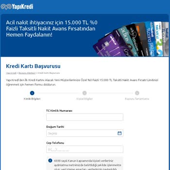 Yapı Kredi Başvuru Hatası: 15.000 TL Nakit Avans Sorunu