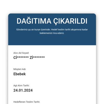 AGT Kurye 14 Gündür Kargomu Getirmiyor.
