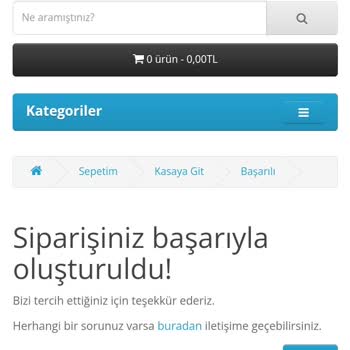 Kombiparcalari.com Siparişleri Göndermiyor. Aman Dikkat!
